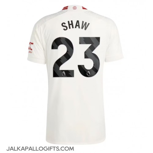 Manchester United Luke Shaw #23 Kolmaspaita 2023-24 Lyhythihainen
